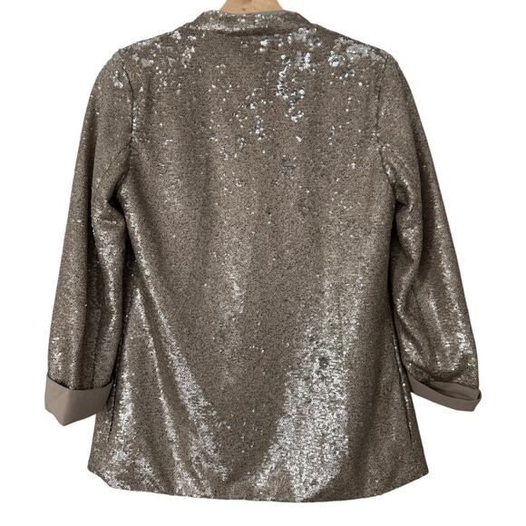 Sam Edelman Sequin Boyfriend Blazer Size XS - Picture 3 of 5